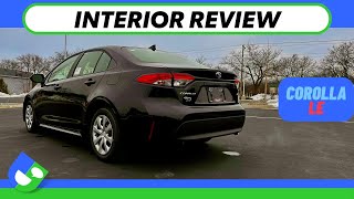 INTERIOR REVIEW  2023 Corolla LE by Toyota [upl. by Anawal]