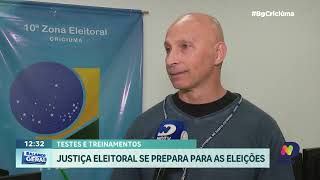 Preparativos da Justiça Eleitoral para as eleições municipais [upl. by Dilisio]