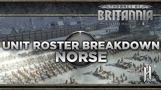 Norse Unit Roster Breakdown  Total War Saga Thrones of Britannia [upl. by Redlac800]