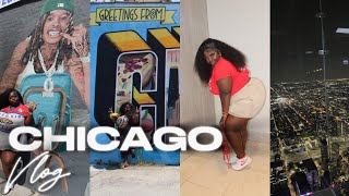 Travel vlog ✈️  CHICAGO 📍 Girls trip 💋 [upl. by Grissom]