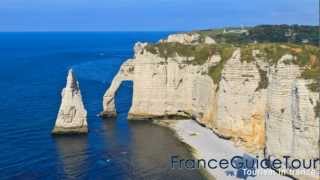 Les falaises dÉtretat Guide touristique notrebellefrance SeineMaritime HauteNormandie [upl. by Dimitry820]