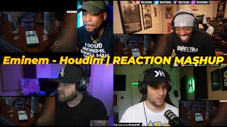 Eminem New Song  REACTORS GOING CRAZY  Eminem  Houdini  REACTION MASHUPCOMPILATION [upl. by Aserehtairam]