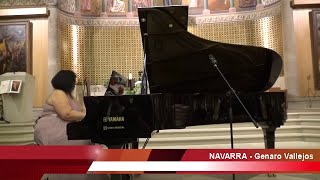 Raquel del Val plays Navarra by Genaro Vallejos [upl. by Neelra409]