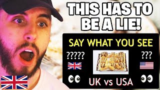 Brit Reacts to AMERICAN vs BRITISH English 40 DIFFERENCES [upl. by Isac]