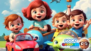 quot🚗✈️ Fun Transportation Song for Toddlers  Learn Vehicles  Goofy Grooves Hangout 🎵quot [upl. by Esbenshade]