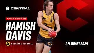 2024 AFL Draft  Hamish Davis Player Highlights [upl. by Dippold]