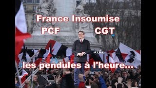 France Insoumise  PCF  CGT  les pendules à lheure [upl. by Araet]