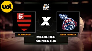 NBB CAIXA MELHORES MOMENTOS FLAMENGO 93 X 67 SESI FRANCA [upl. by Imij]