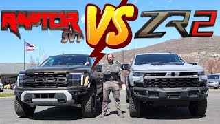 2024 Ford Raptor vs 2024 Chevy Silverado ZR2 Is Ford Still King [upl. by Wertheimer]