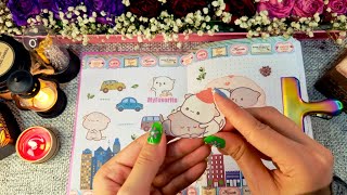 ASMR  Cute journaling ideas  Relaxing scrapbook ✨ [upl. by Knorring73]