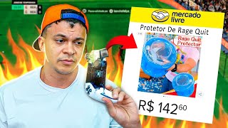 COMPREI UM PROTETOR DE RAGE QUIT SERÁ QUE FUNCIONOU KKKKKKKKK [upl. by Esimorp]