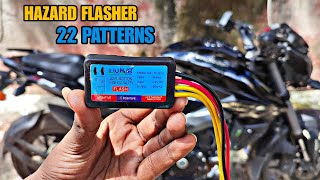 Pulsar NS 200 BS6 HJG Hazard Flasher Installed  Peter Vlogs Tamil [upl. by Lecirg764]