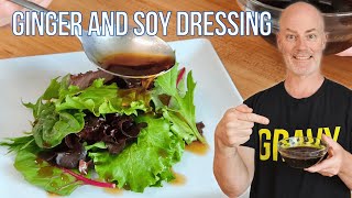 Ginger and Soy Salad Dressing  How to Make a Ginger and Soy salad dressing  AsianStyle Dressing [upl. by Winshell]