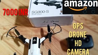 Best HD Camera Drone  SG900 S GPS drone  First in India  Amazon 7000 INR  No customs problem [upl. by Notgnirrab]