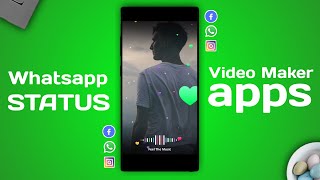 Top 3 Best Status Video Maker Apps 2021  Professional Status Video Editing Apps  Status Maker [upl. by Annabel]