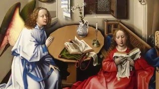 Workshop of Campin Annunciation Triptych Merode Altarpiece [upl. by Greerson]