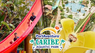 🌊 PortAventura Caribe Aquatic Park 2024  🌴 El Costa de las Tentaciones y un día de locos 😂 [upl. by Nitaf]