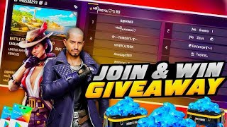 FREE FIRE MAX TARGETED GIVEAWAY WEEKLY MEMBERSHIP FOR ALL FREE FOR ALL JOIN FAST [upl. by Bluma]