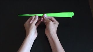 How to Make Paper Airplane  Simple Dart Airplane stepbystep instructions [upl. by Blum]