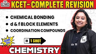 Chemical Bonding amp Other Chapters in 1 Shot  Chemistry  KCET Complete Revision  120 Fixed Marks🔥 [upl. by Merow]