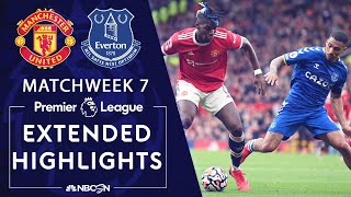 Manchester United v Everton  PREMIER LEAGUE HIGHLIGHTS  1022021  NBC Sports [upl. by Gilleod]