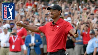 Tiger Woods  Every shot from his 2018 TOUR Championship win [upl. by Asile]