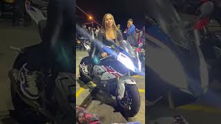 Bmw s1000r shorts bike girlrespect [upl. by Akoyin]