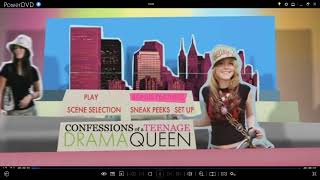 Confessions Of A Teenage Drama Queen 2004 DVD Menu Walkthrough [upl. by Charline550]