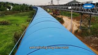 beltconveyor belt roller ilder pulley transportation conveyor shiploader telescopic [upl. by Siravrat]