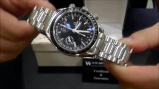 Omega Speedmaster Day Date Chrono Steel 38MM  WatchesGMT [upl. by Santos]