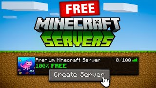 How to get a FREE Minecraft Server 2023 [upl. by Eissim]