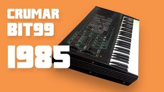 CRUMAR BIT99  Analog Synthesizer 1985  HD DEMO [upl. by Min674]