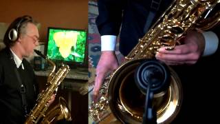 Hello  baritone saxophone  Runyon Quantum Delrin  19  Fibracell medium [upl. by Dlorad98]