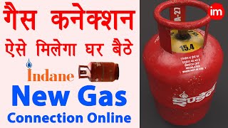 new gas connection online apply  naya gas connection kaise le  indane gas new connection online [upl. by Swithbart]