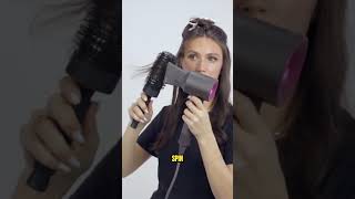 Get Perfect Tendril Curls with this Easy Hair Curling Technique Using a Round Brush shorts [upl. by Wolfgang]