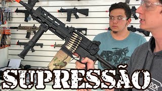 SUPORTE TOTAL CM16 LMG GampG  VIP AIRSOFT STORE [upl. by Enomaj961]