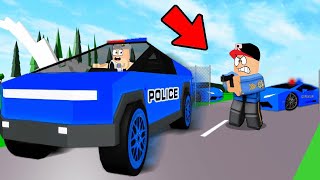 En Hızlı Polis Arabasını Buldum Polisler Peşimde  Roblox Brookhaven [upl. by Lalittah]