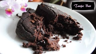 Schwarze Bohnen Brownies Rezept  Tanja Bao [upl. by Ahtnamas]