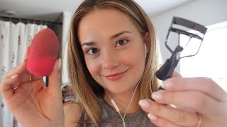 ASMR Doing Our MAKE UP Together Roleplay amp Life Updates Soft Spoken [upl. by Bonner665]