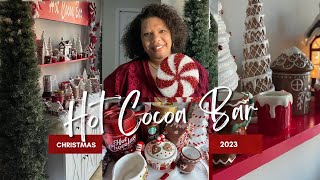 DIY Hot Cocoa Bar Christmas 2023 [upl. by Rehpotsrihc]