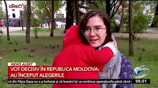 Au început alegerile cruciale în Republica Moldova [upl. by Aanas404]