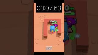 How fast can Shelly break the heist Safe with HyperSuper shelly brawlstars [upl. by Raamal734]