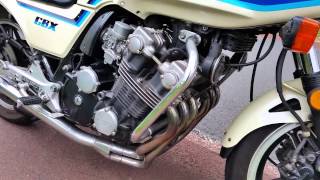 Honda Cbx 1000 Sound 61 exhaust [upl. by Calle514]