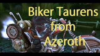 Biker Taurens From Azeroth WoW Machinima  CHOPPER [upl. by Myrt]