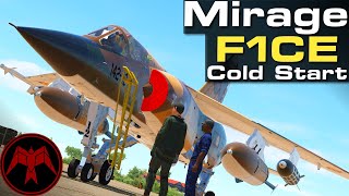 DCS Mirage F1CE Expedited Cold Start Tutorial [upl. by Dihsar693]