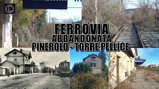 FERROVIA ABBANDONATA PINEROLO  TORRE PELLICE La percorro tutta e vi narro la sua storia [upl. by Attenej]