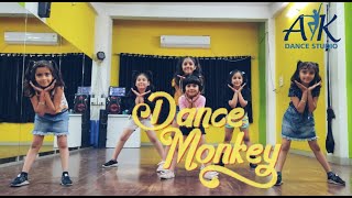 Dance Monkey Cute Kids  Ak Choreography  Ak Dance studio  Tones And I [upl. by Tabb425]