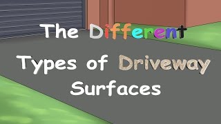 The Different Types of Driveway Surfaces [upl. by Amilb738]