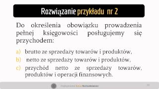 10 Podstawowe pojęcia w rachunkowości  rozwiązanie przykładu nr 2 [upl. by Caundra698]