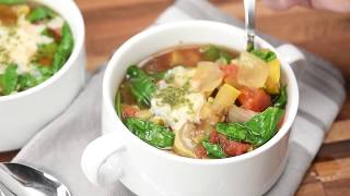 Crock Pot Vegetable Soup  Real Housemoms [upl. by Deming]